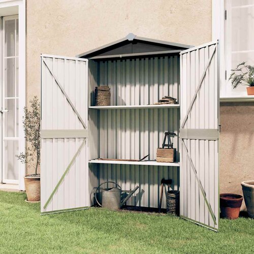 Furnova Vrtna lopa antracitna 116x45x175 cm pocinkano jeklo, (21912789) Cene