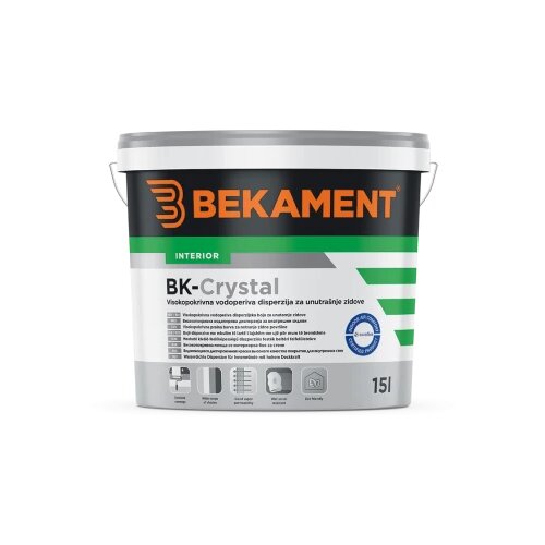 Bekament akrilna vodoperiva disperzija za unutrašnje zidove bekament bk-crystal baza 20 Cene