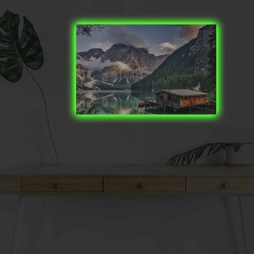 Wallity Zidna slika sa LED osvetljenjem 4570DHDACT-128, 45x70 cm Cijene