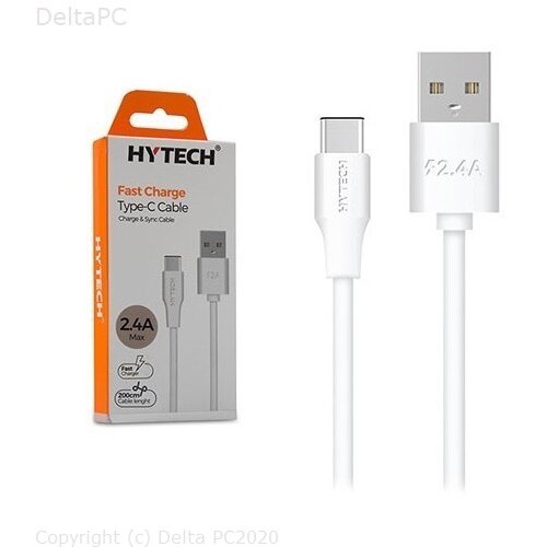 Hytech HY-X106 2m 2.4A Type-C bijeli kabl Slike