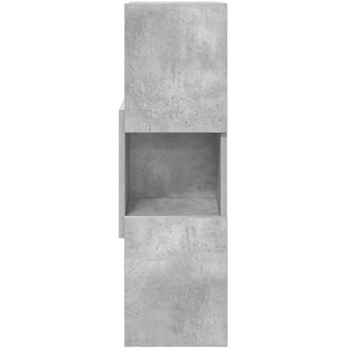  Kutni ormarić Betonski sivi 25,5x25x80cm Konstruirano drvo Slike