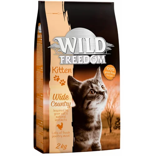 Wild Freedom Kitten "Wide Country" - perutnina - Varčno pakiranje: 3 x 2 kg