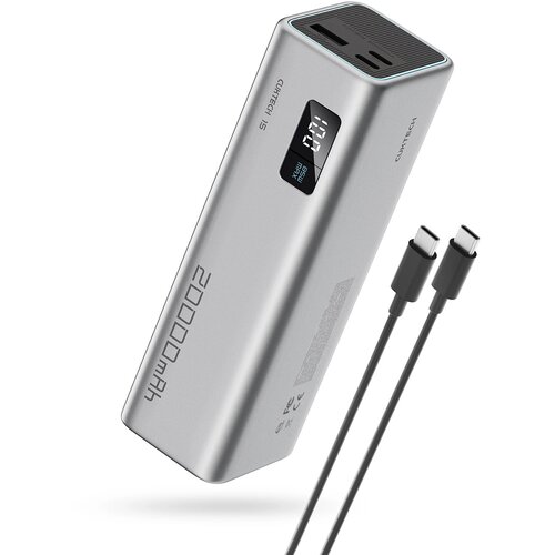 Promate CUKTECH POWERBANK CUKP200XGLGR 100W 20000MAH ZA TELEFONE 2 X USB-C 1 X, (5000337332) Cene