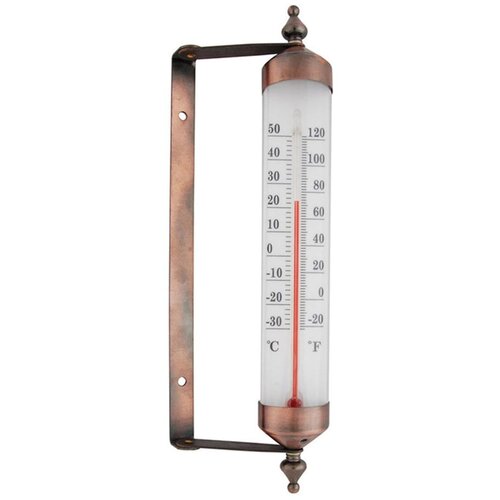 Esschert Design Termometar za prozor u brončanoj boji , visina 25 cm Slike