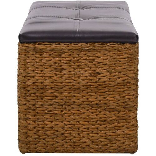  Klupa s 2 ko&amp;scaron;are od morske trave 71 x 40 x 42 cm smeđa Slike