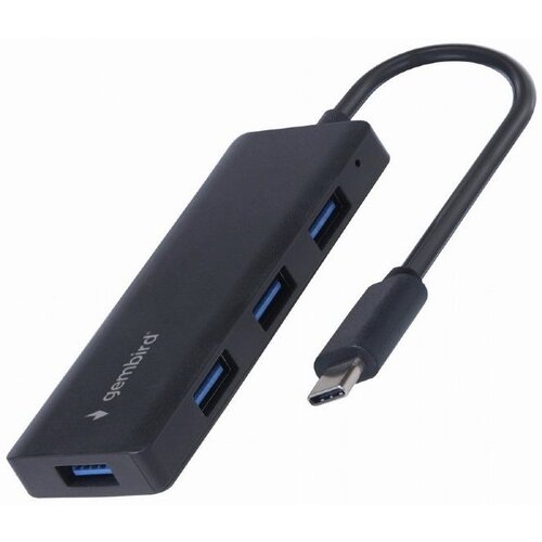 Gembird UHB-CM-U3P4-02 4-port USB 3.1 (Gen.1) Type-C Hub, Black Cene