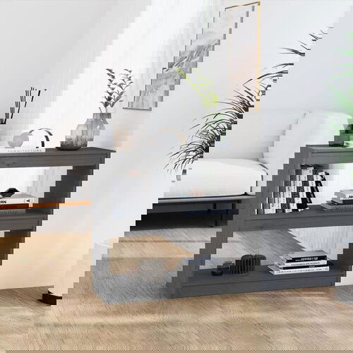 vidaXL Ormarić za knjige / sobna pregrada sivi 80x30x71,5 cm borovina Cijene