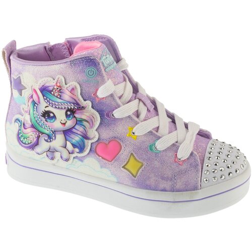 Skechers Visoke superge Twi-Lites 2.0 - Unicorn Glam Rožnata Slike