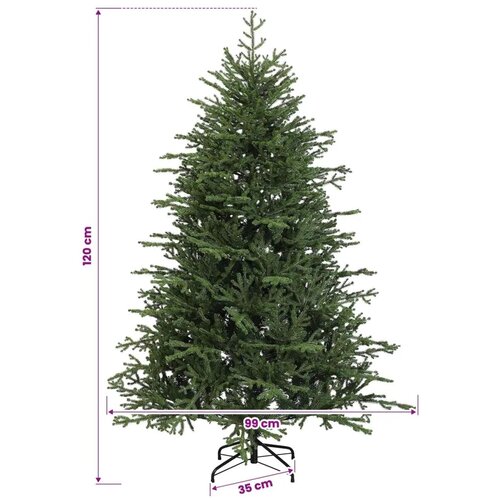  Umjetno božićno drvce s nogom 120 cm 150 LED lampica - 120 cm s LED svjetlima Slike