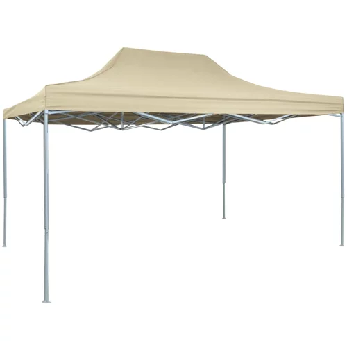 vidaXL Profesionalni sklopivi šator za zabave 3 x 4 m čelični krem