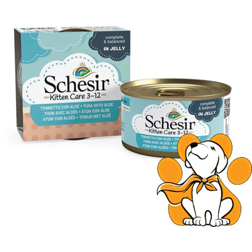 Schesir Kitten tuna s aloe verom, konzerva 85 g Slike