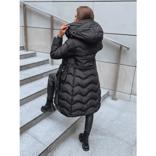 DStreet Women's winter quilted coat / jacket NATAN black TY2957