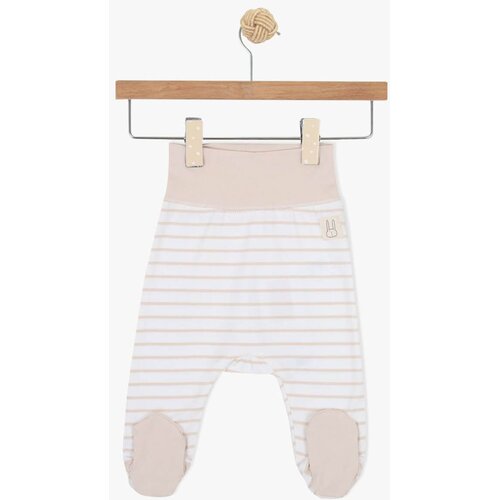 Just kiddin baby otroške dolge hlače s stopali dream garden stripes Cene