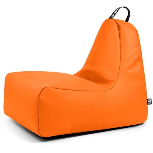 So Soft? Oranžna vreča za sedenje iz umetnega usnja Chill L – Cene