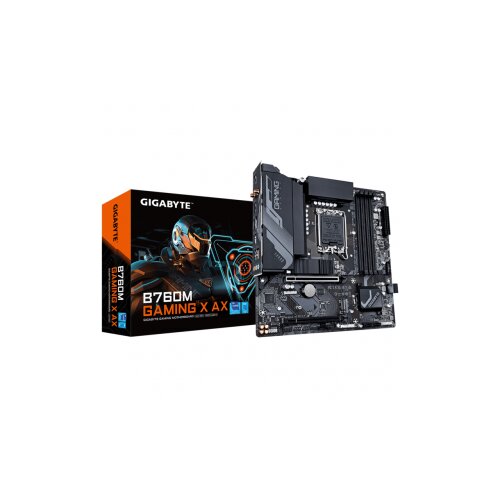 Gigabyte B760M Gaming X AX G12LGA1700; 4xDDR5; 2xM.2; 4xSATA8xUSB; HDMI, DP; WIFI; mATX; Cijene