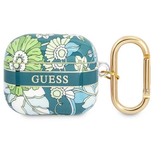 Guess AIRPODS 3 OVITEK GREEN GREEN CASE FLOWER STRAP, (21834866) Cene
