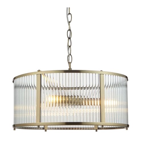  Endon 106282 - Luster na lancu RIDGETON 3xE14/6W/230V mesing Slike