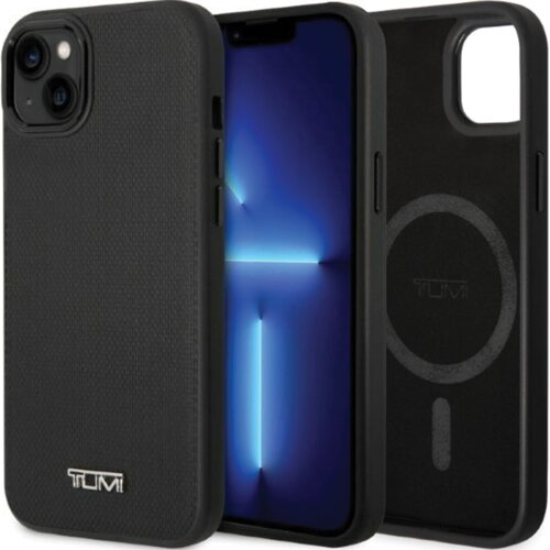 TUMI HARDCASE USNJEN OVITEK ZA MAGSAFE ZA IPHONE 14 15 13 6.1 ČRN, (21972526) Cene