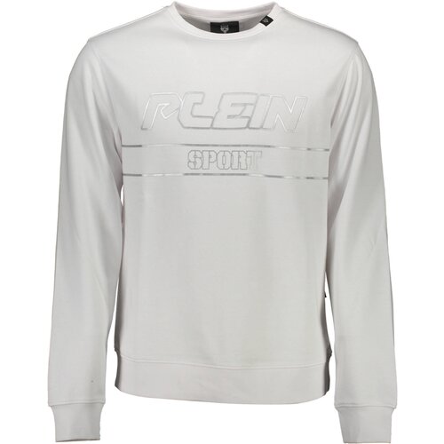 Plein Sport SWEATSHIRT WITHOUT ZIP MAN WHITE Cene