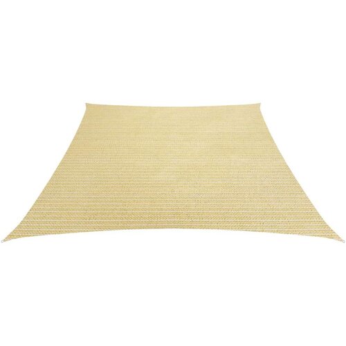 VidaXL Jedro za za&amp;scaron;titu od sunca 160 g/m&amp;sup2; bež 3/4 x 2 m HDPE Slike