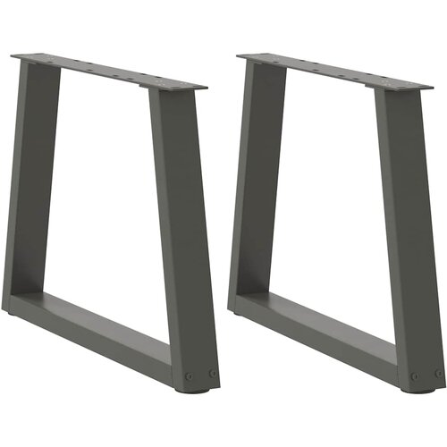 vidaXL Noge blagovaonskog stola V-oblika 2 kom antracit 70x(42-43,3)cm Cene