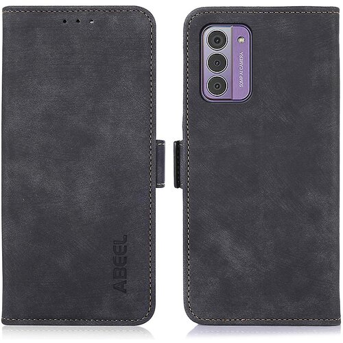 INORCO Ovitek za telefon z denarnico, odporen na udarce, za Nokio G42, PU usnjen ovitek za telefon z retro teksturo, (22032967) Slike