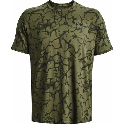 Under Armour Men's UA Rush Energy Print Short Sleeve Marine OD Green/Black XL