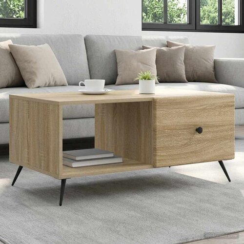  Kava Stol Hrast sonoma 90 x 50 x 40 cm Konstruirano drvo Cijene