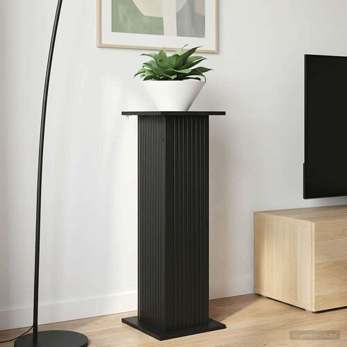  Stalak za biljke Crna 30 5 x 30 x 100 5 cm Konstruirano drvo - Crna 30 5 x 30 x 100 5 cm 1 Cene
