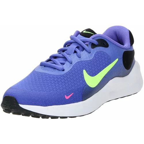 Nike Športni čevelj 'REVOLUTION 7' svetlo zelena / lila / svetlo roza / črna