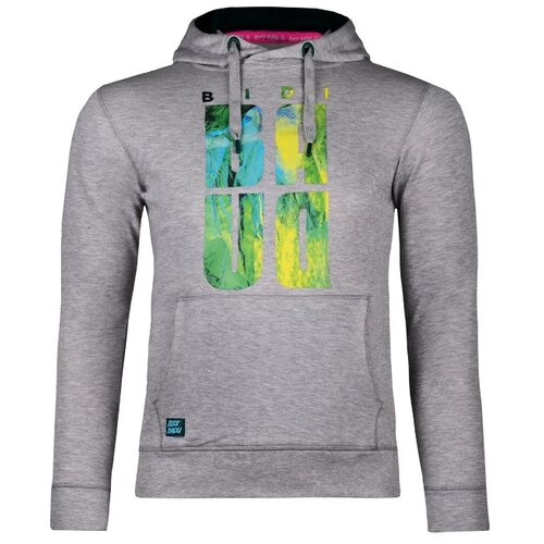 Bidi Badu Men&amp;#039;s Hoodie Yohance Lifestyle Hoody Light Grey XL Slike