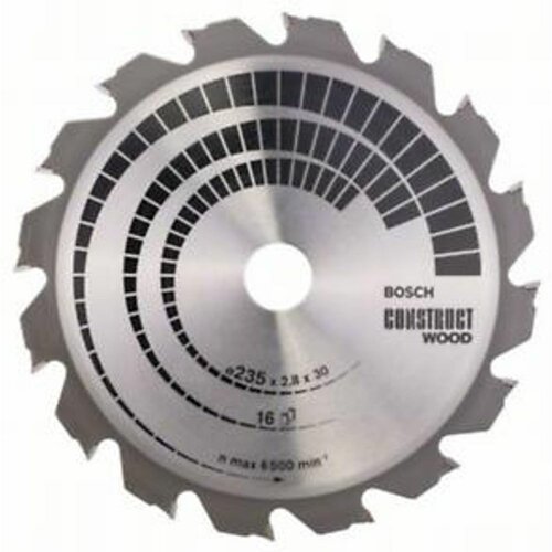 Bosch List kružne testere Construct Wood 235 x 30;25 x 2.8 mm. 16 Slike