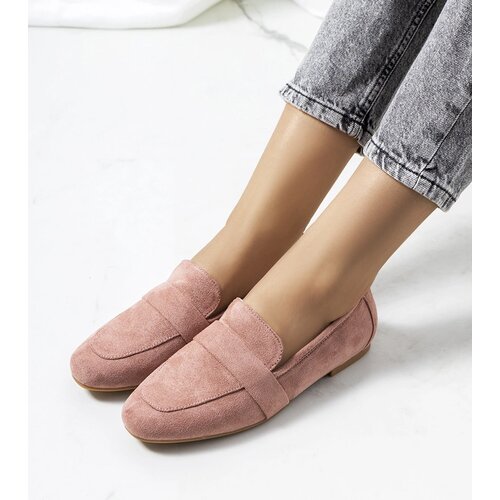 Gemre Pink women's loafers by Hanna Cijene