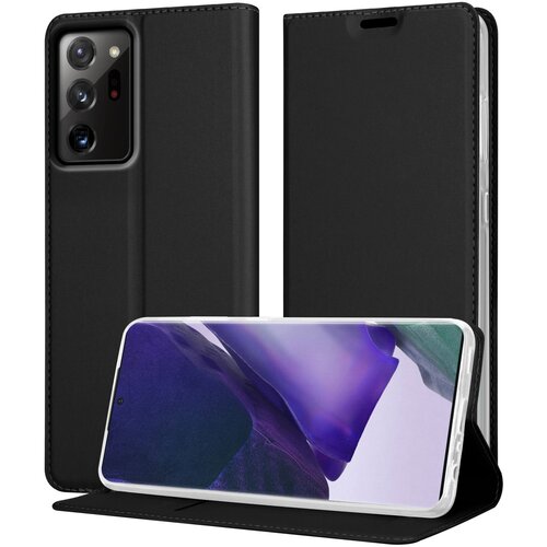 Cadorabo Case, združljiv s Samsungom v elegantnem črnem - za&scaron;čitnem pokrovu z magnetnim zapiranjem, stoječo funkcijo in režo za kartico, (20694557) Cene