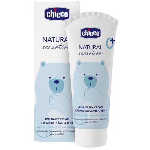 Chicco Natural Sensation Baby dječja za&amp;scaron;titna krema protiv upala 0+ 100 ml Slike