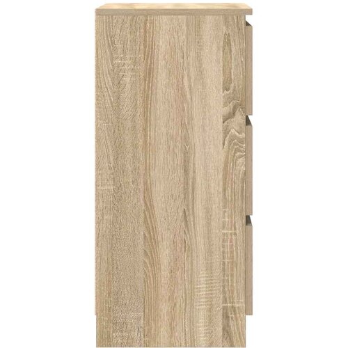  Komoda boja hrasta sonome 37,5x35x76 cm od konstruiranog drva Smeđa Slike