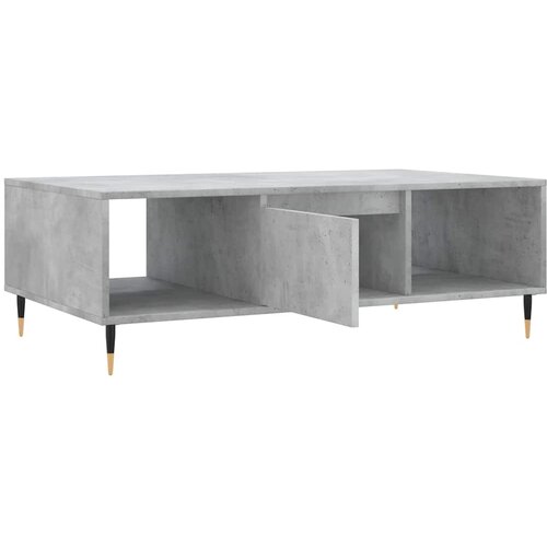  Stolić za kavu siva boja betona 104x60x35 cm konstruirano drvo Slike