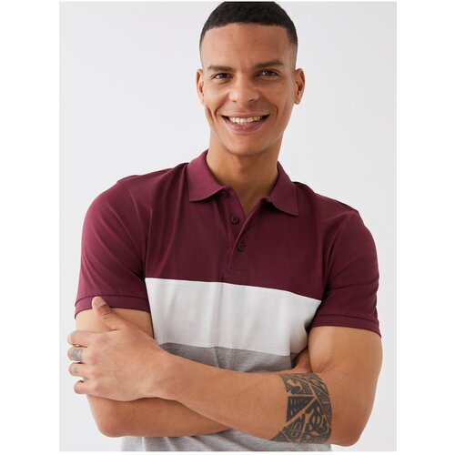 LC Waikiki T-Shirt - Burgundy - Regular fit Slike