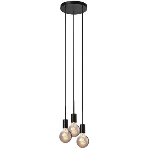 Nordlux visilica na sajli PACO 3xE27/25W/230V crna Cene