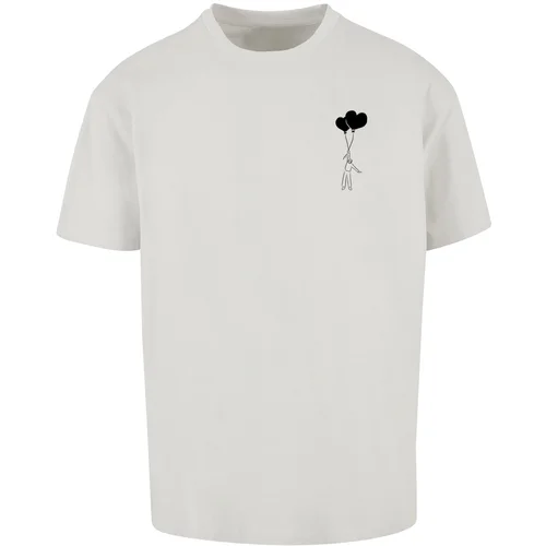 Merchcode Men's T-shirt Love In The Air gray