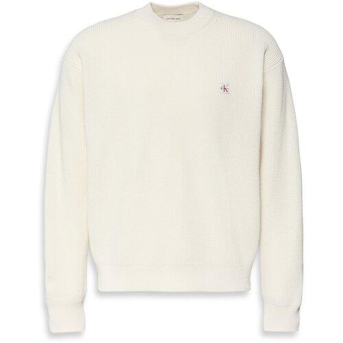 Calvin Klein Jeans Pulover kremna / rdeča Slike