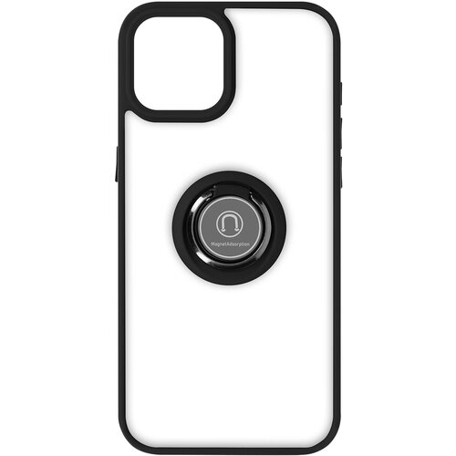 AVIZAR Ovitek za iPhone 15, podpora za kovinski obroc, serija Ringrip - crna, (20938247) Cene