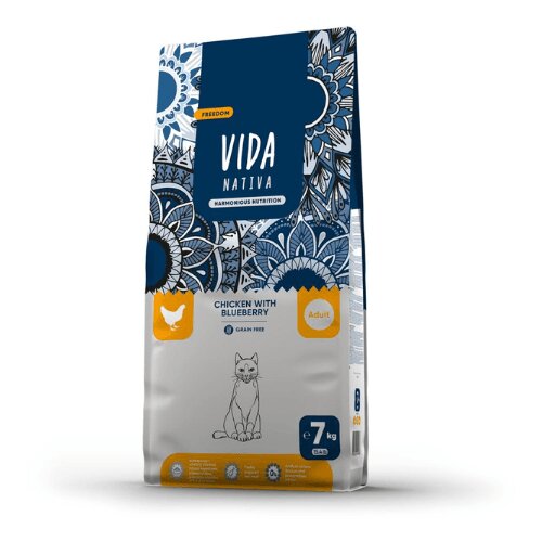 Craftia vida nativa freedom chicken with blueberry adult cat - 7 kg Slike