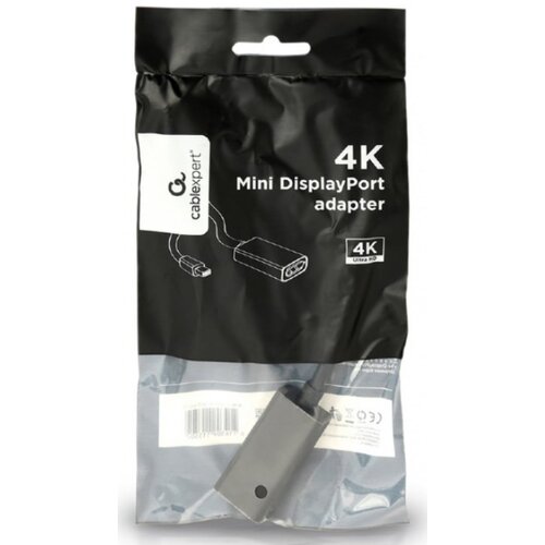 Gembird 4K Mini DisplayPort to DisplayPort, black A-mDPM-DPF4K-01 adapter Cene