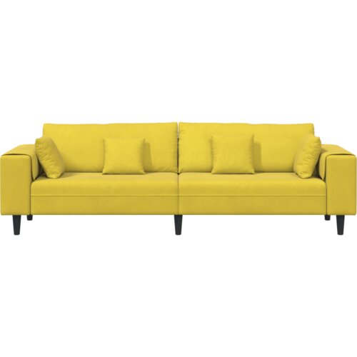  Bar&amp;scaron;unasta sofa s jastukom s jastukom Žuta 210 cm Bar&amp;scaron;un Slike