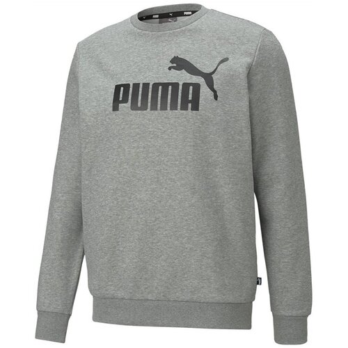 Puma Ess Big Logo Crew FL Siva Slike