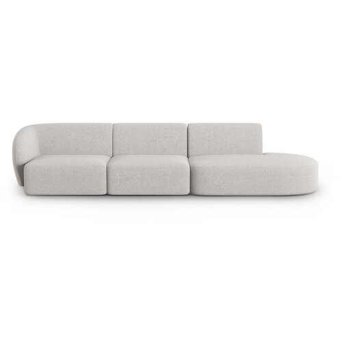 Milo Casa Svijetlo siva sofa od šenila s lijevim kutom 311 cm Paolo – Cijene