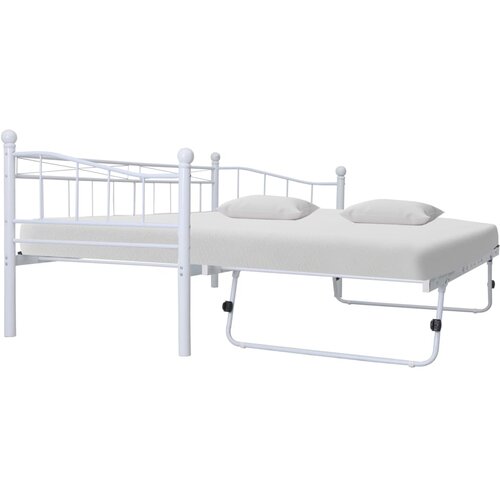  Za krevet bijeli čelični 180 x 200 / 90 x 200 cm Slike