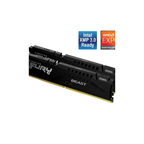 Kingston 32GB 5600MHz DDR5Fury Beast (2×16), CL36, EXPO