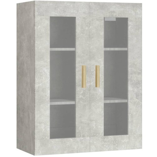 Maison Chic Viseča Stenska omarica - Zidna omarica betonsko siva 69,5x34x90 cm iu1104, (22063321) Cene